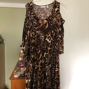 Susan Graver cold shoulder dress